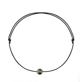 COLLIER CUIR ETHNO CHIC