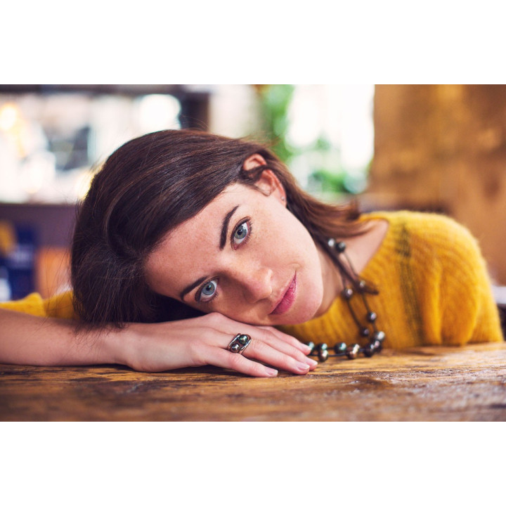 NUANCIER LEATHER LONG NECKLACE