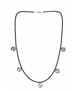 COLLIER SPINEL NOIR