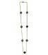 Collier or 18 cts + 7 perles de tahiti rondes