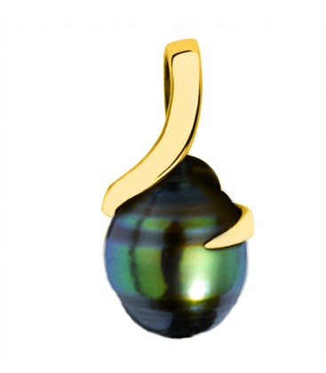 Pendentif perle de tahiti poire