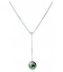 Collier or 18 cts + 1perle de tahiti ronde