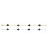 Bracelet or 18 cts + 4 perles de tahiti poires