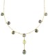 Collier parrure + 9 perles de Tahiti rondes